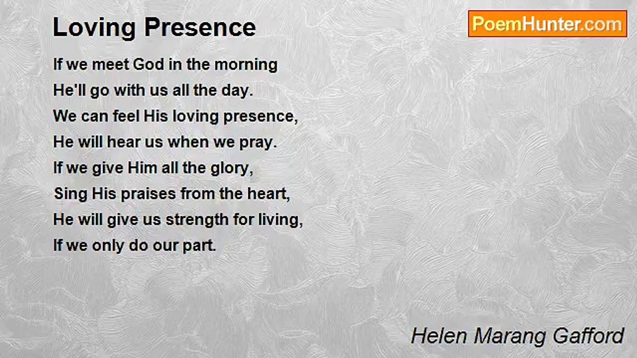Helen Marang Gafford - Loving Presence