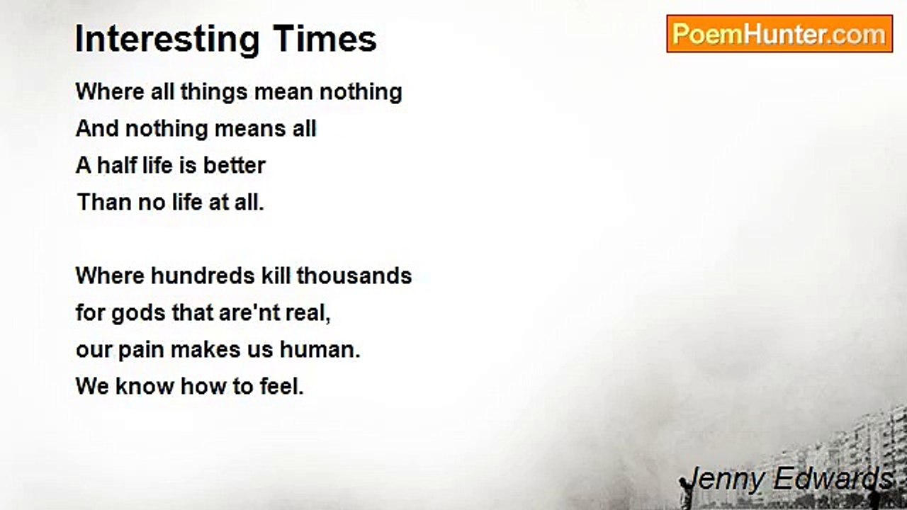 Jenny Edwards - Interesting Times