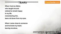 seemakhera (Aanamika 805) - **************TEARS************