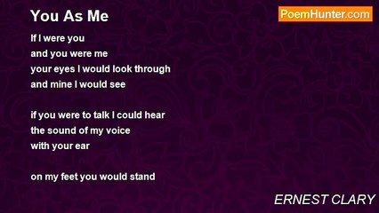 ERNEST CLARY - You As Me