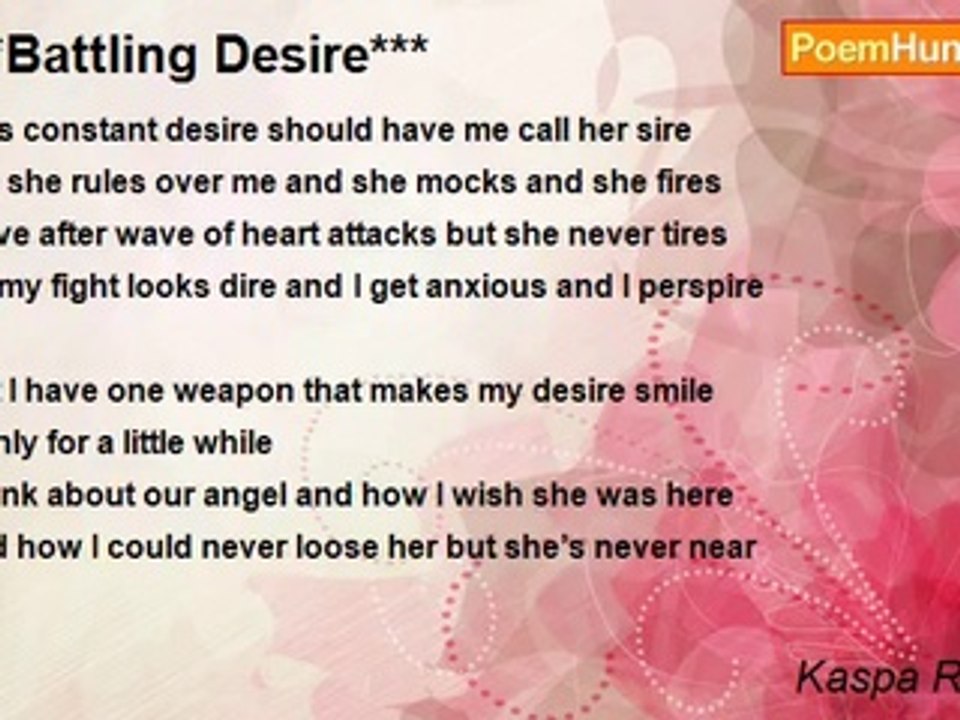 Kaspa Richards - ***Battling Desire***