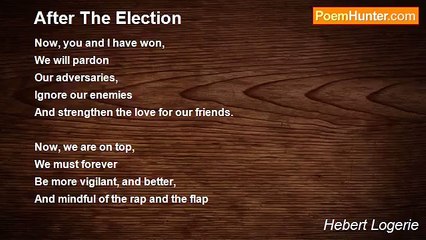 Hebert Logerie - After The Election