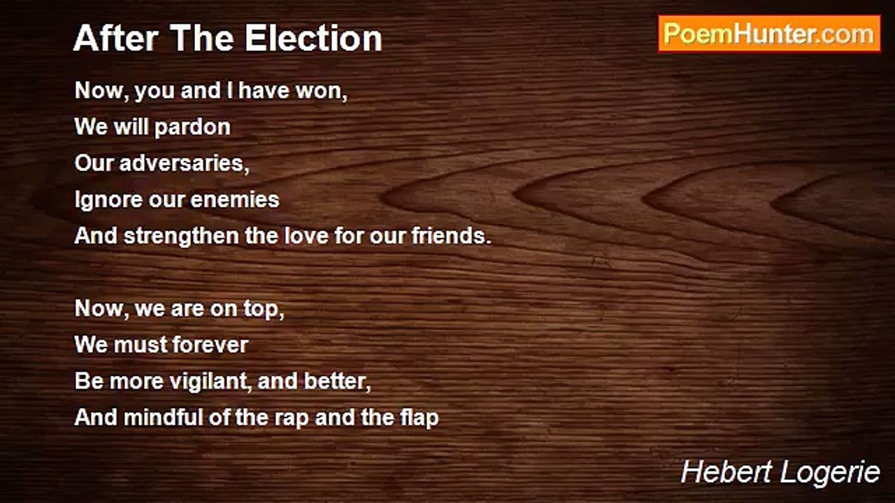 Hebert Logerie - After The Election