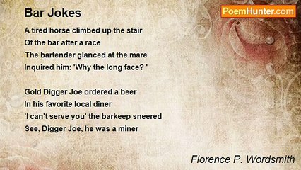 Florence P. Wordsmith - Bar Jokes