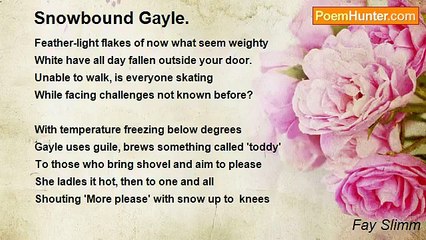 Fay Slimm - Snowbound Gayle.