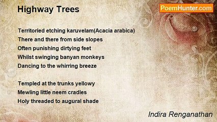 Indira Renganathan - Highway Trees