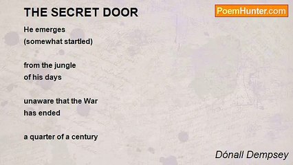 Dónall Dempsey - THE SECRET DOOR