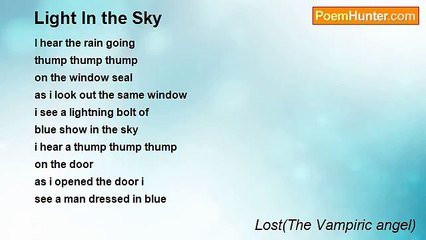 Lost(The Vampiric angel) - Light In the Sky