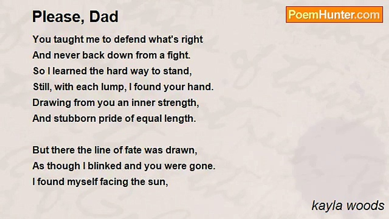 kayla woods - Please, Dad