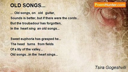 Tsira Gogeshvili - OLD SONGS...