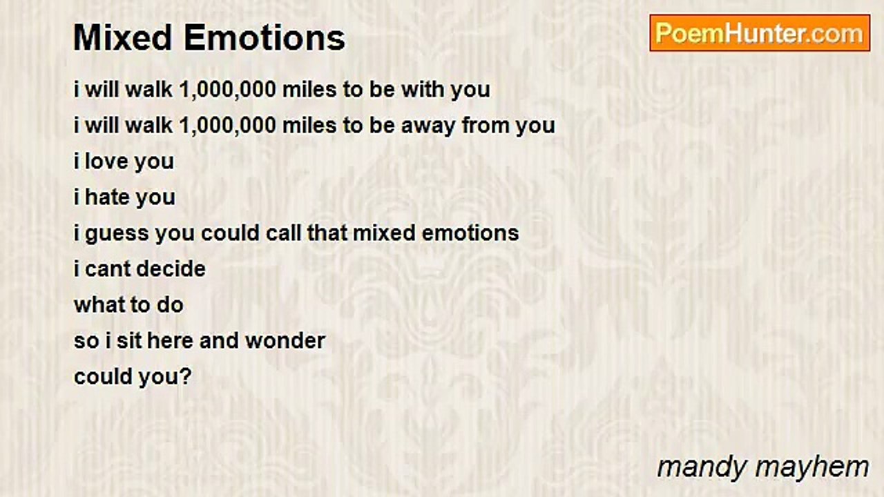 mandy mayhem - Mixed Emotions