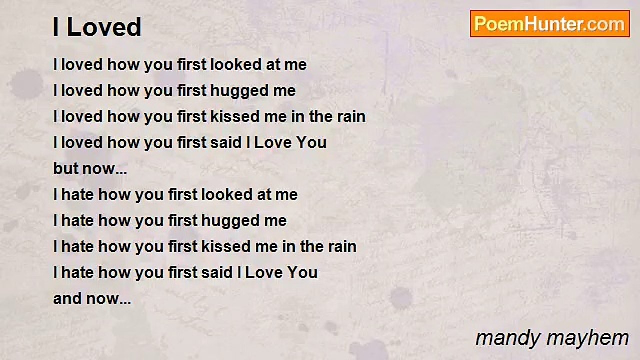 mandy mayhem - I Loved