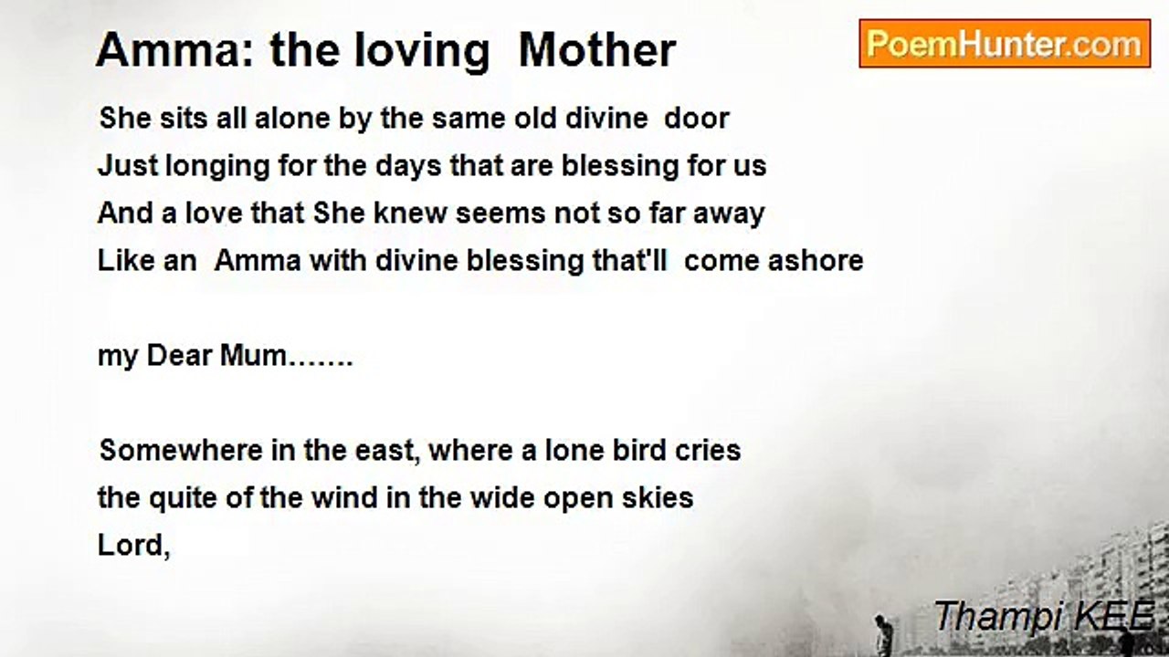 Thampi KEE - Amma: the loving  Mother