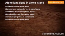 Mohammed AlBalushi - Alone iam alone in alone island