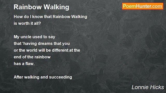 Lonnie Hicks - Rainbow Walking