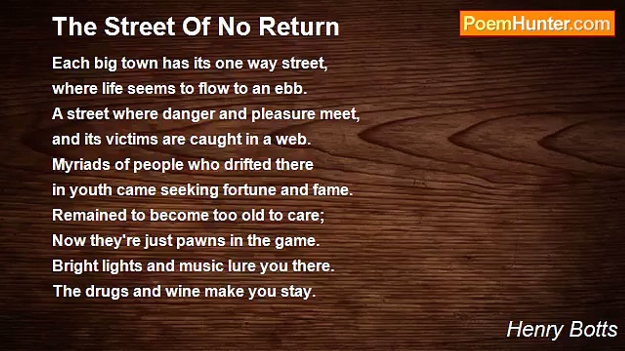 Henry Botts - The Street Of No Return