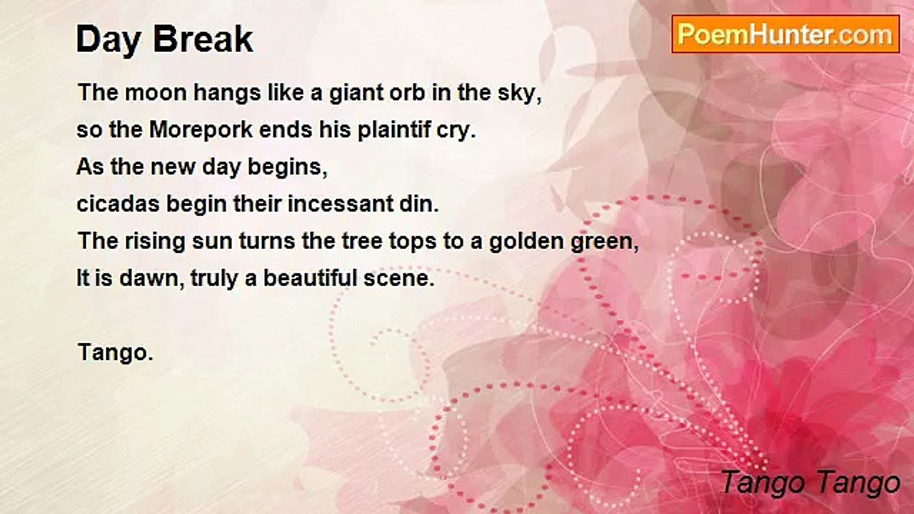 Tango Tango - Day Break
