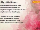 lilly mandrell - To My Little Sister...