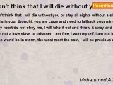 Mohammed AlBalushi - Don’t think that I will die without you