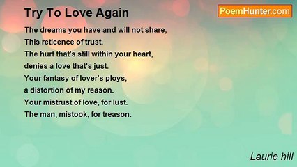 Laurie hill - Try To Love Again