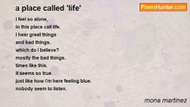 mona martinez - a place called 'life'