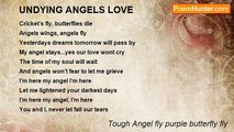 Tough Angel fly purple butterfly fly - UNDYING ANGELS LOVE
