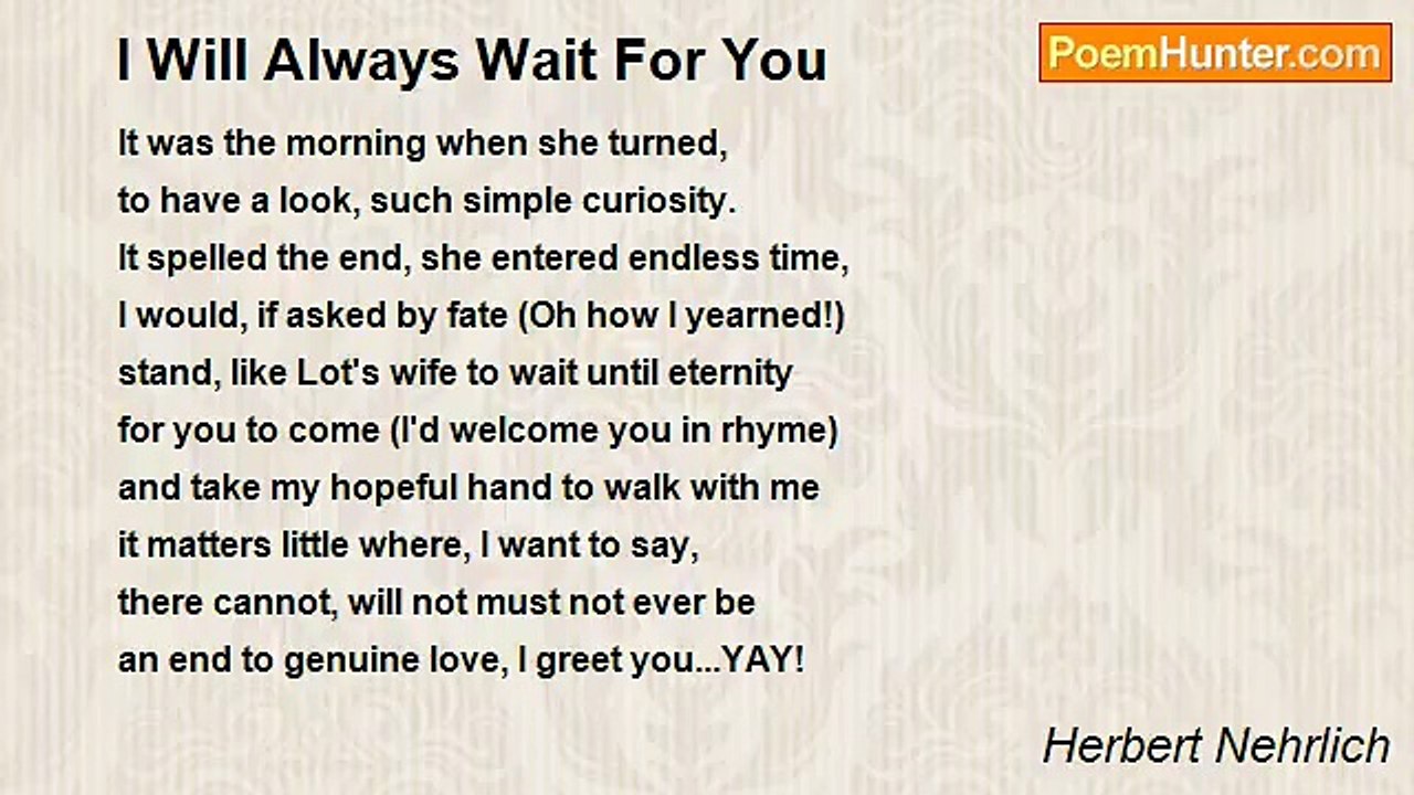 Herbert Nehrlich - I Will Always Wait For You