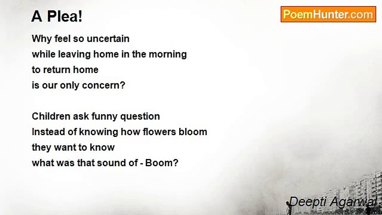 Deepti Agarwal - A Plea!