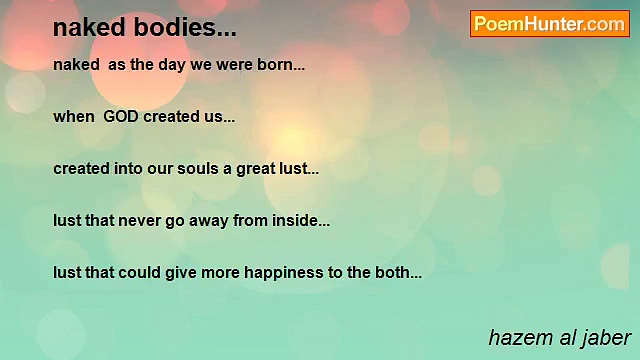 hazem al jaber - naked bodies...