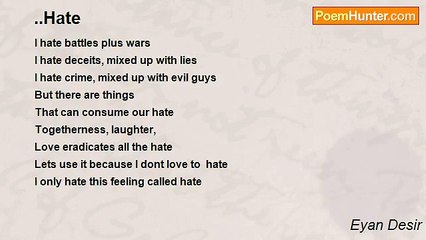 Eyan Desir - ..Hate