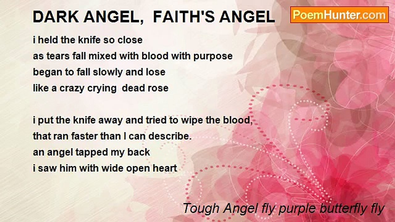 Tough Angel fly purple butterfly fly - DARK ANG...