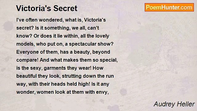 Audrey Heller - Victoria's Secret