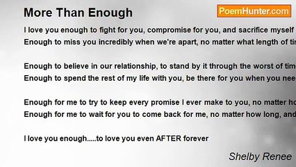 Shelby Renee - More Than Enough