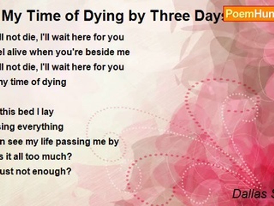 Dallas Stevens - In My Time of Dying by Three Days Grace