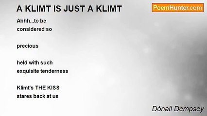 Dónall Dempsey - A KLIMT IS JUST A KLIMT