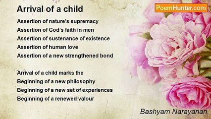 Bashyam Narayanan - Arrival of a child