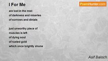 Asif Baloch - I For Me