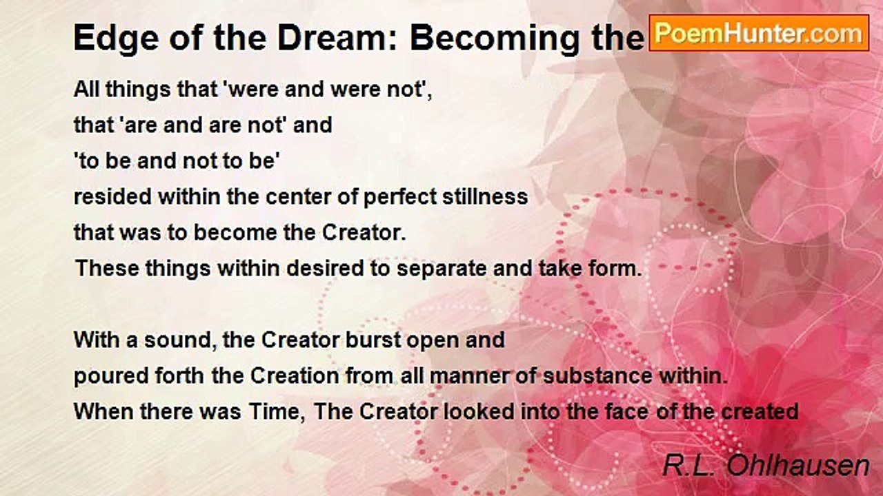 R.L. Ohlhausen - Edge of the Dream: Becoming the Creator
