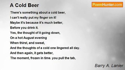 Barry A. Lanier - A Cold Beer