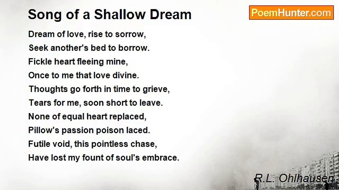 R.L. Ohlhausen - Song of a Shallow Dream