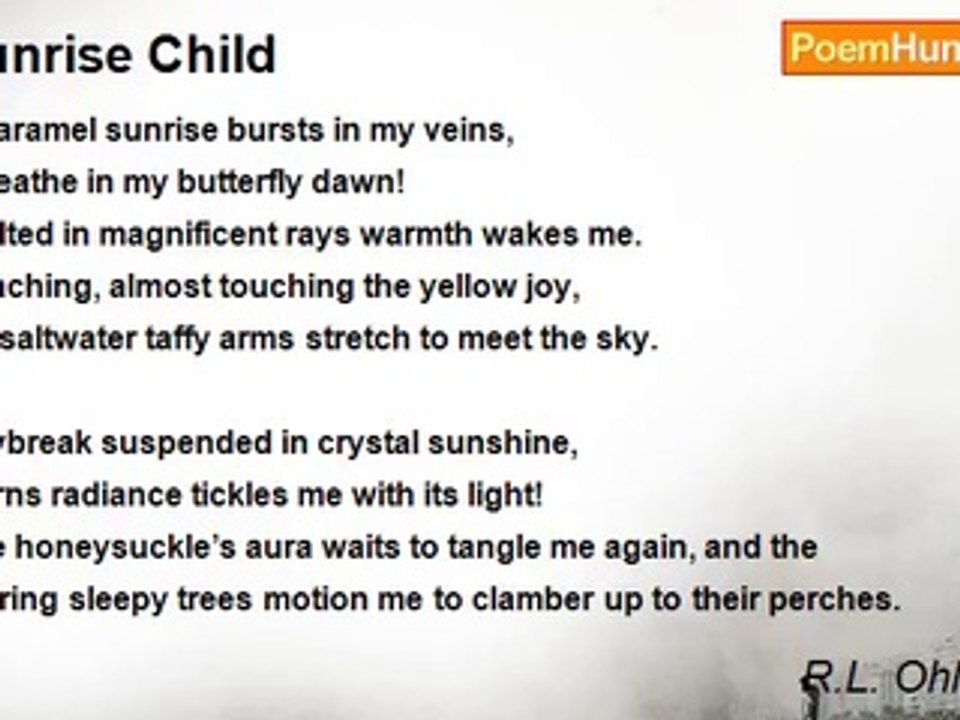 R.L. Ohlhausen - Sunrise Child