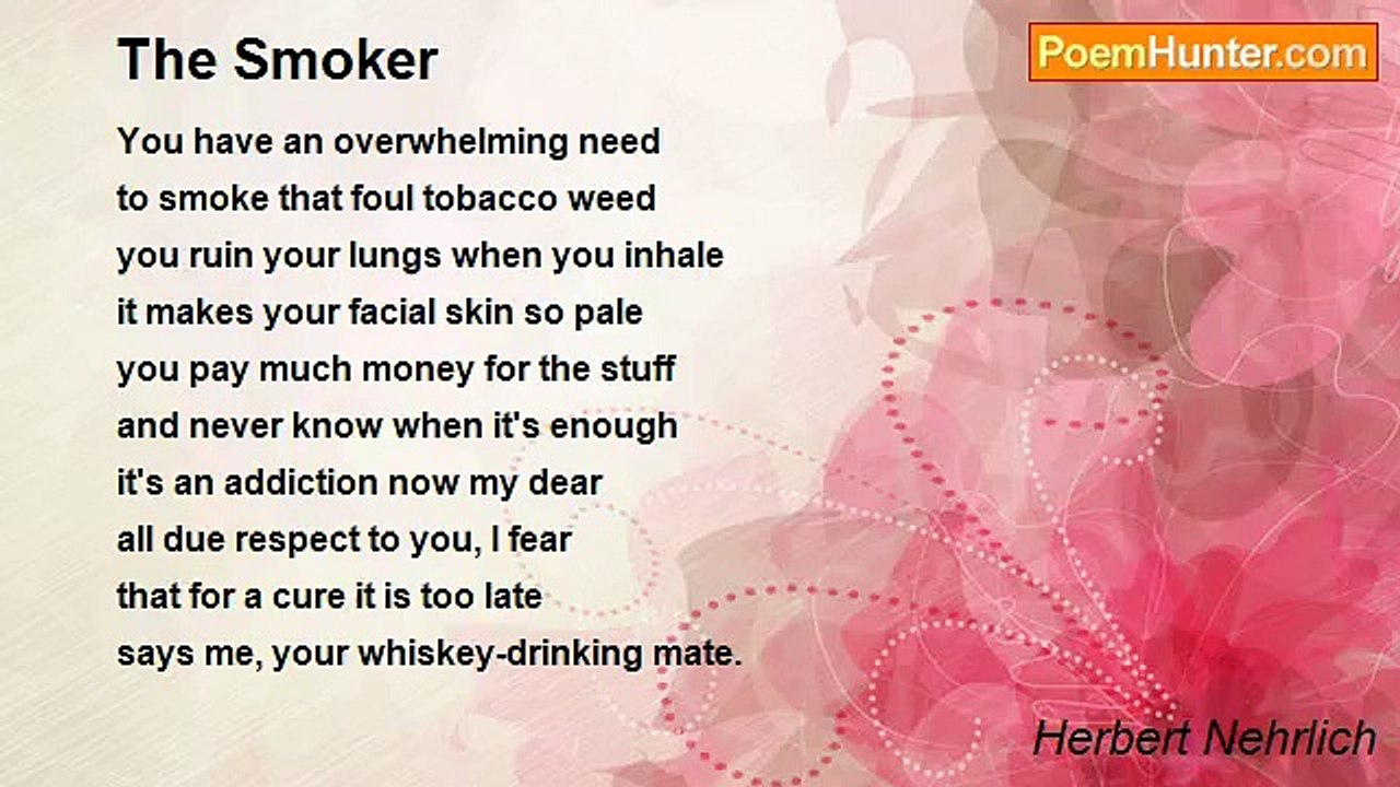 Herbert Nehrlich - The Smoker