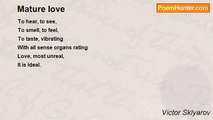 Victor Sklyarov - Mature love