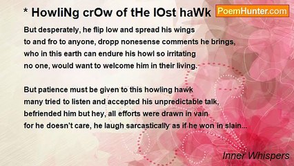 Inner Whispers - * HowliNg crOw of tHe lOst haWk