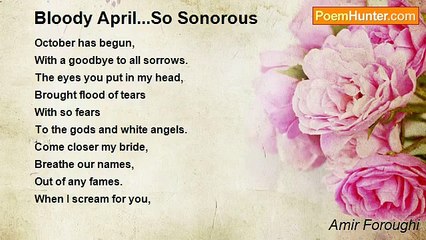Amir Foroughi - Bloody April...So Sonorous