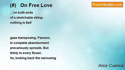 Alice Cuenca - (#)   On Free Love