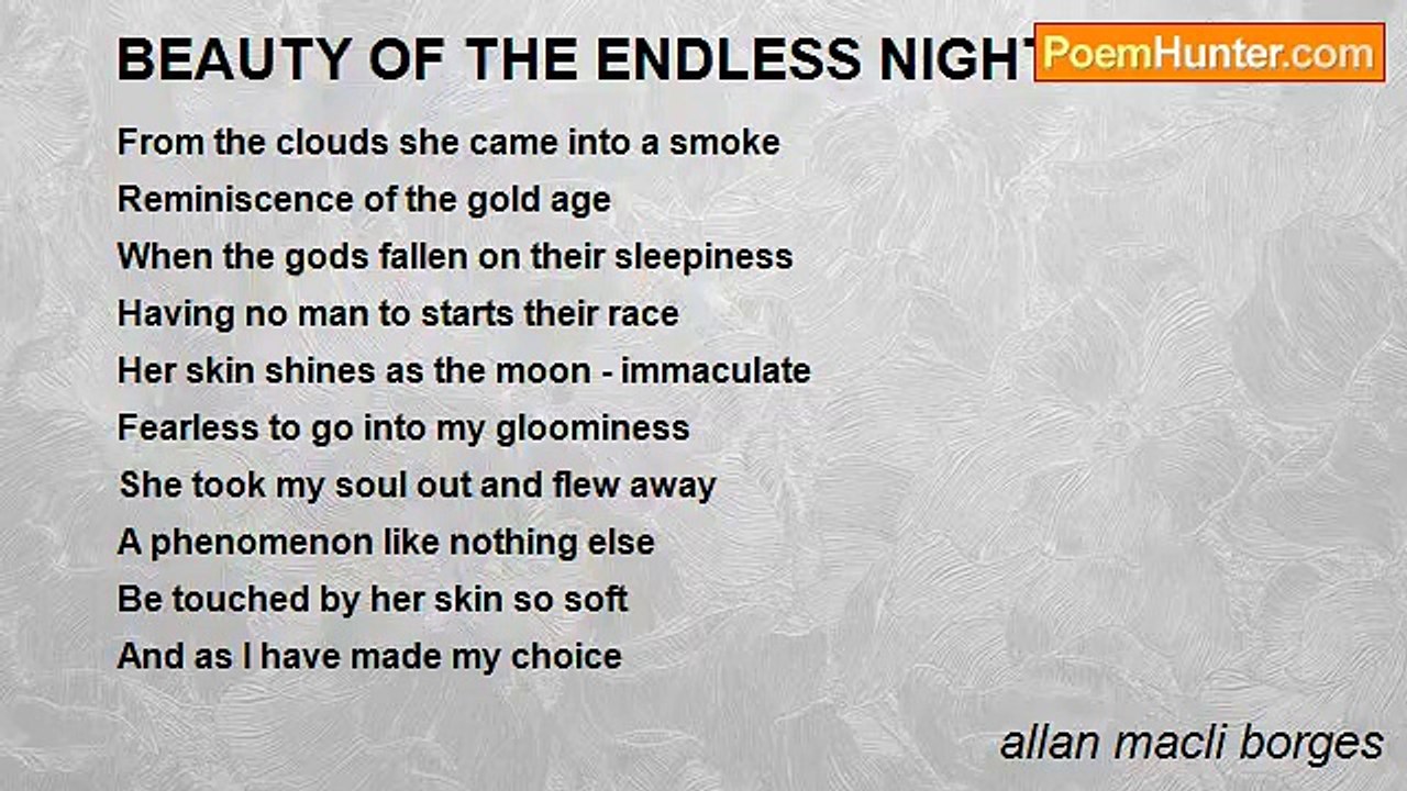 allan macli borges - BEAUTY OF THE ENDLESS NIGHT
