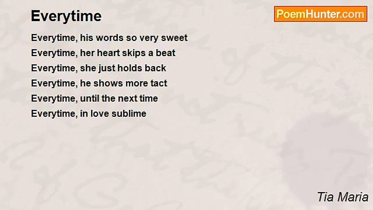 Tia Maria - Everytime