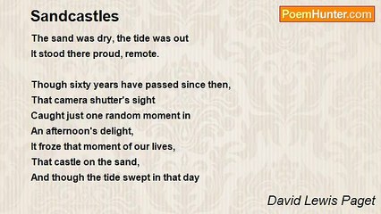 David Lewis Paget - Sandcastles