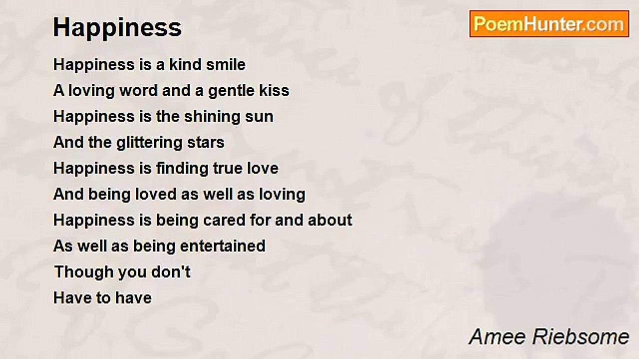 Amee Riebsome - Happiness